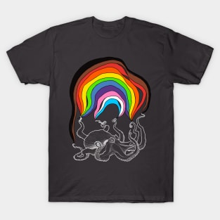 Octopus with Rainbow T-Shirt